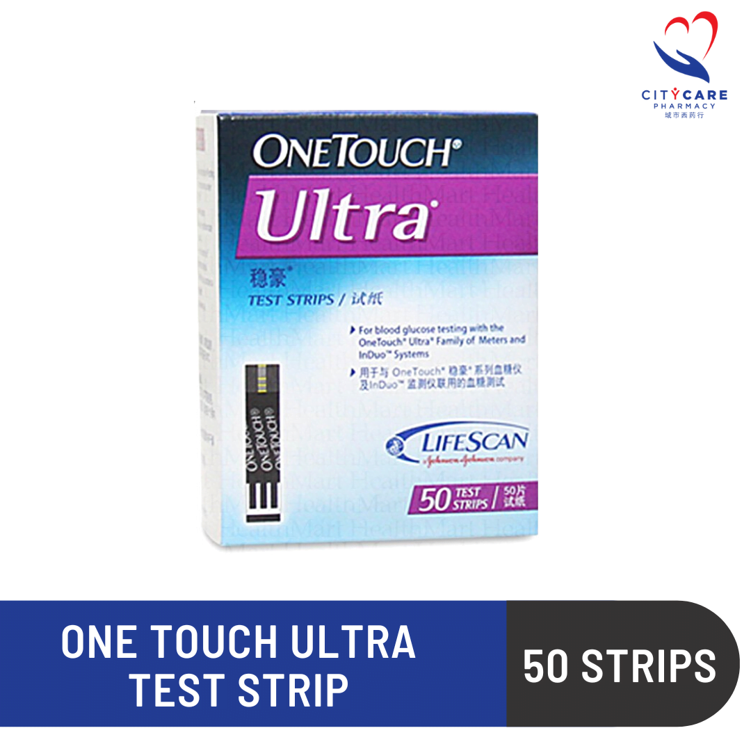 ONE TOUCH ULTRA TEST STRIPS 50’S CITYCARE PHARMACY