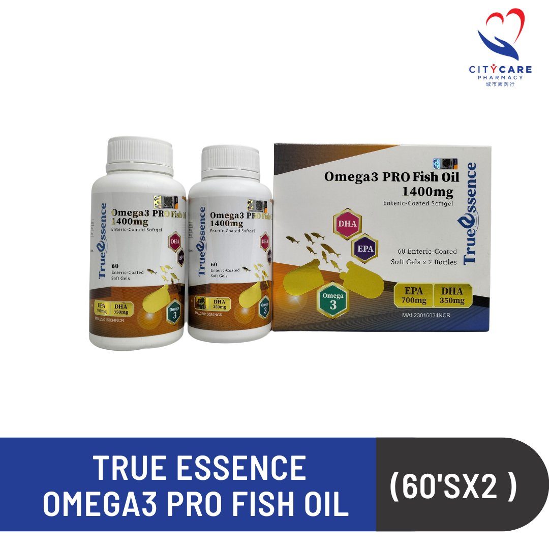 TRUE ESSENCE OMEGA3 PRO FISH OIL (60'Sx2)