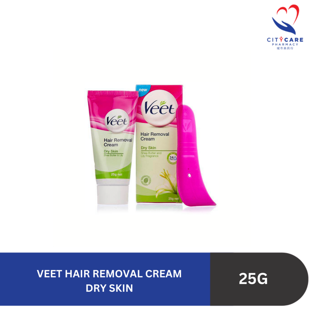 VEET HAIR REMOVAL CREAM DRY SKIN 25G CITYCARE PHARMACY