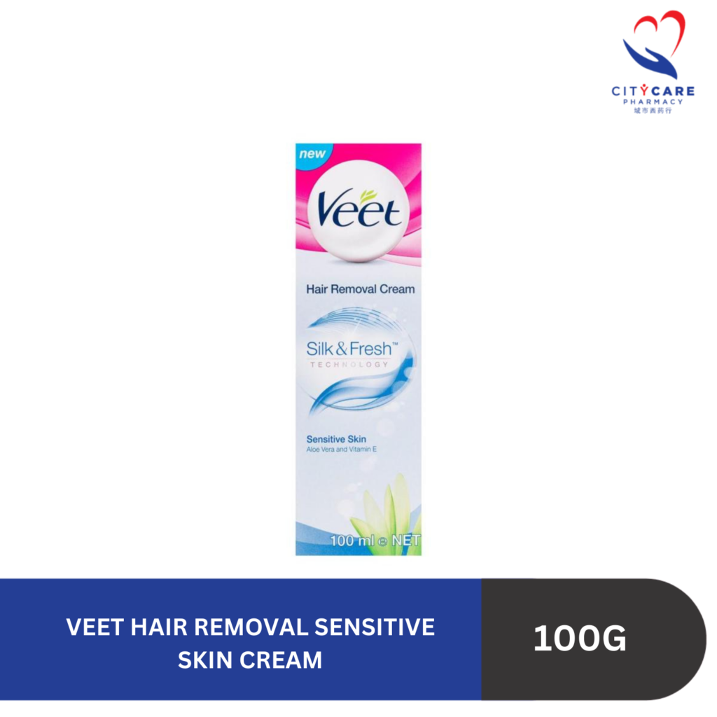 VEET HAIR REMOVAL SENSITIVE SKIN CREAM 100ML CITYCARE PHARMACY