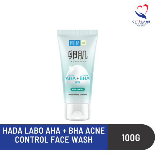 Hada Labo AHA + BHA ACNE CONTROL FACE WASH